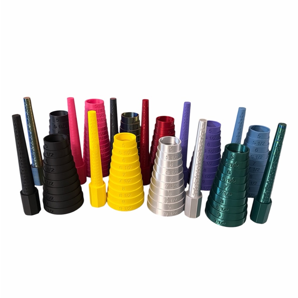 💍 Ring & Bracelet Sizer Set – Multi-Color Jewelry Measuring Tools